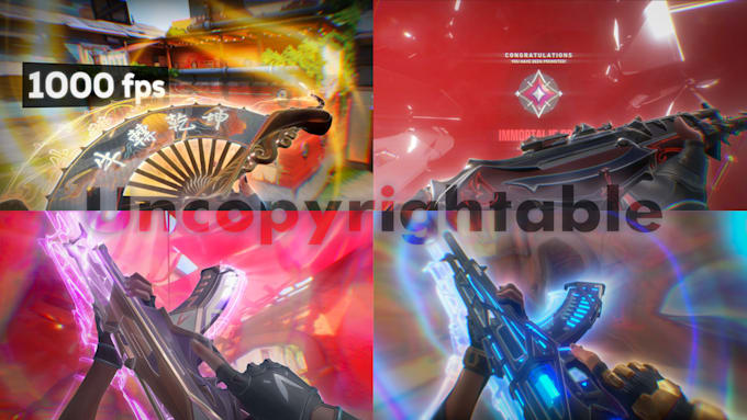 make a valorant montage or edit thumbnail