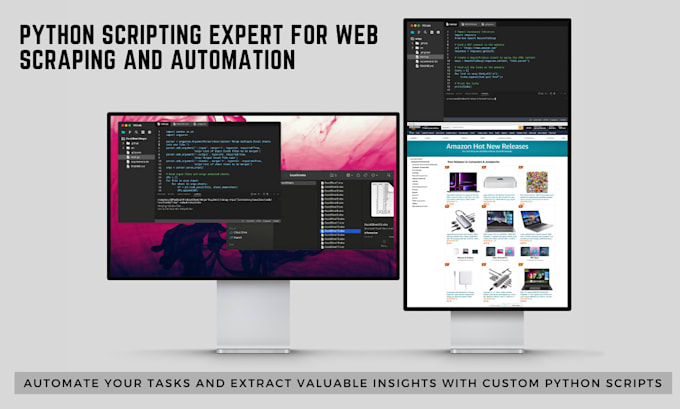 Do web scraping and automation using python by Tanveer__ahmad | Fiverr