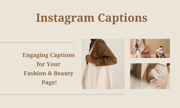 write instagram captions for fashion and beauty page