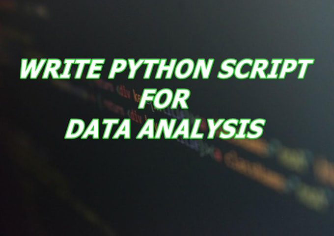 Write python script for data analysis, machine learning, by Fatim_ds ...