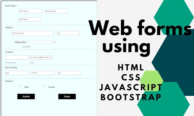 Create an elegant web form by Wardah_niaz | Fiverr