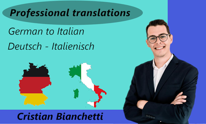 manually translate from german to italian