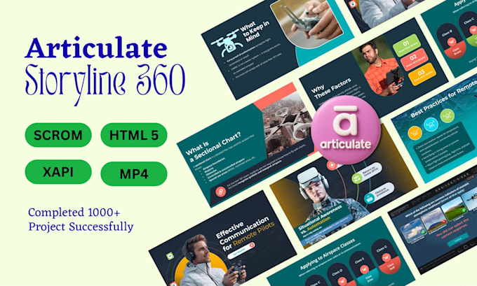 help you make elearning course in articulate storyline 360