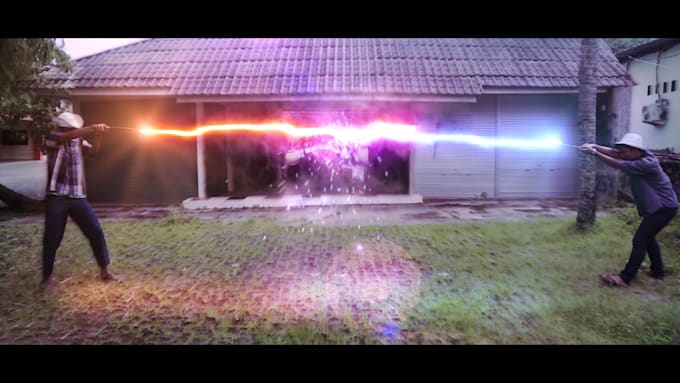 do vfx video, visual effect video editing with after effect