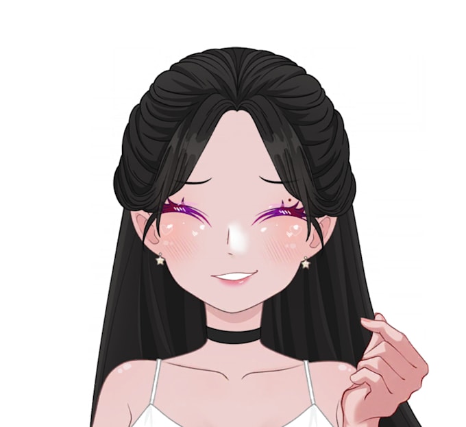 create a high quality custom anime character