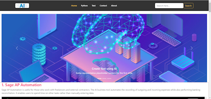 Design website with html, css and bootstrap by Mqaisarkhan248 | Fiverr