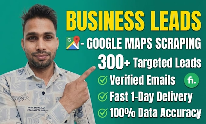 do google maps scraping, email scraping and b2b lead generation