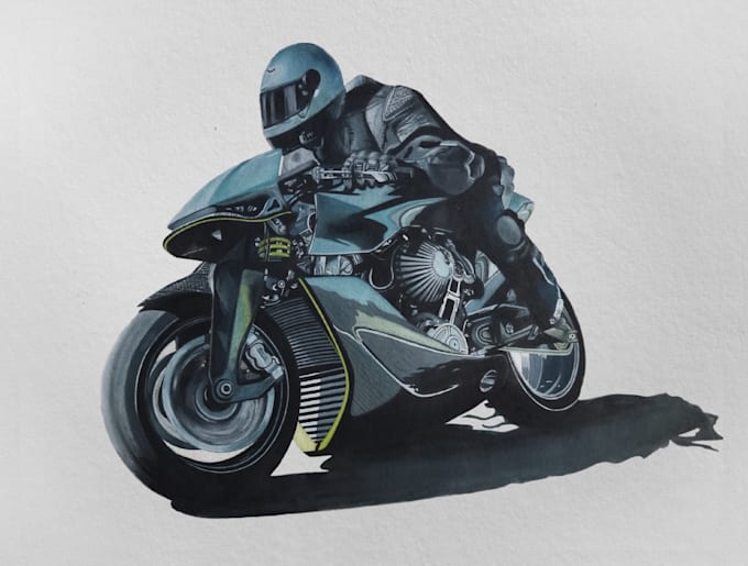 create a custom automotive illustration