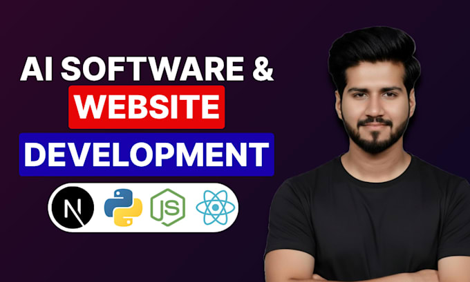 build ai website, saas website, business software