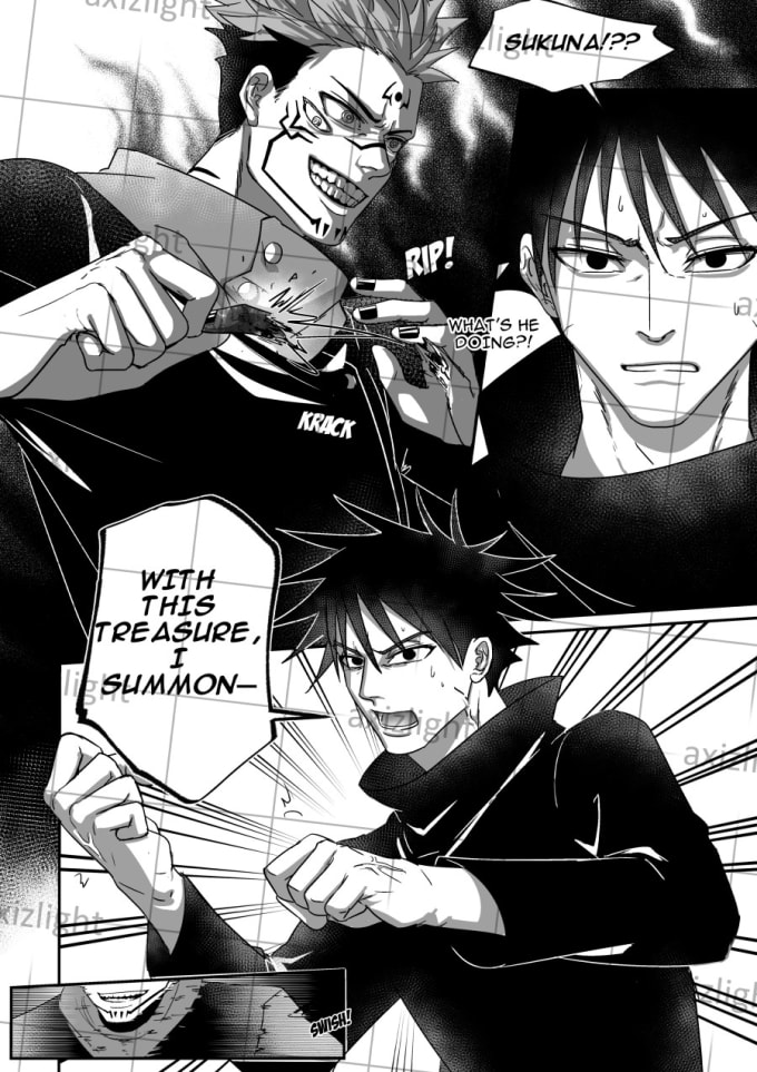 Draw sfw or nsfw manga pages by Axizart Fiverr