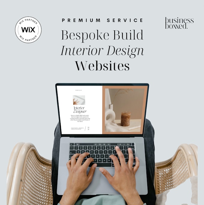 Create your interior design website and landing page by Businessboxxed ...