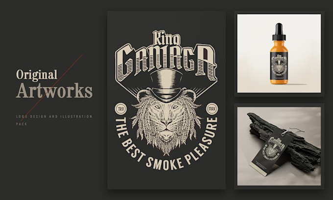 do vintage, retro, hand drawn for logo design business