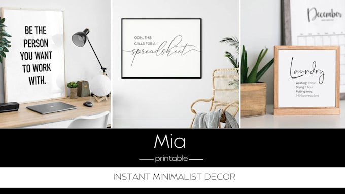 design printable wall art quotes