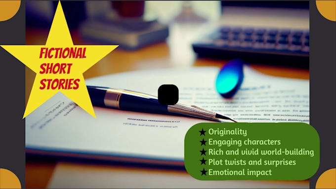 ghostwrite fictional short stories for you
