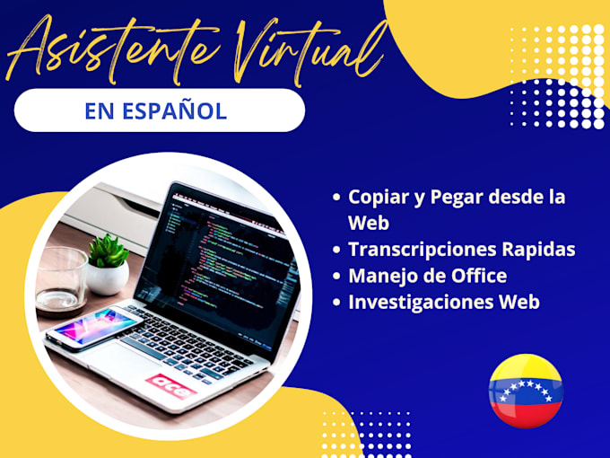 be your virtual assistant in spanish