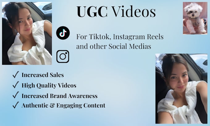 create user generated content ugc for tiktok ads or reels