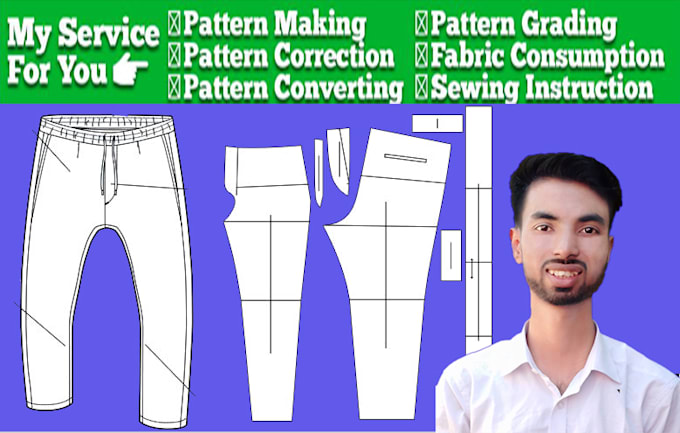 be your sewing pattern maker dxf, ai,pdf, a4,a5, letter,