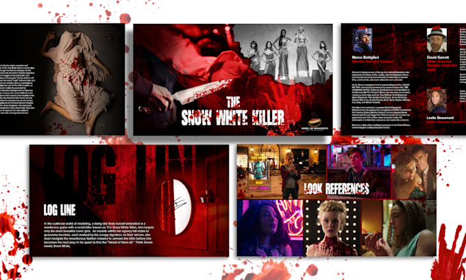 design film pitch deck presentation, movie powerpoint pitch deck