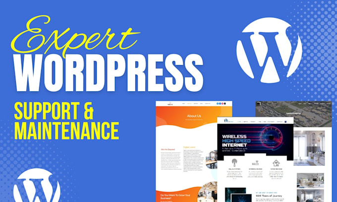 provide maintenance and support for your wordpress website