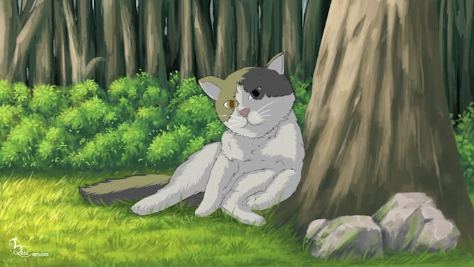 draw anime, game ,visual novel and background in anime style