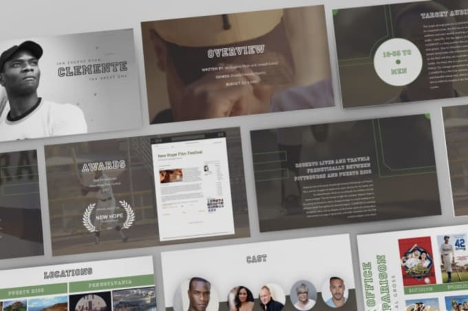 Design a pitch deck for your film tv series screenplay by Themickeym