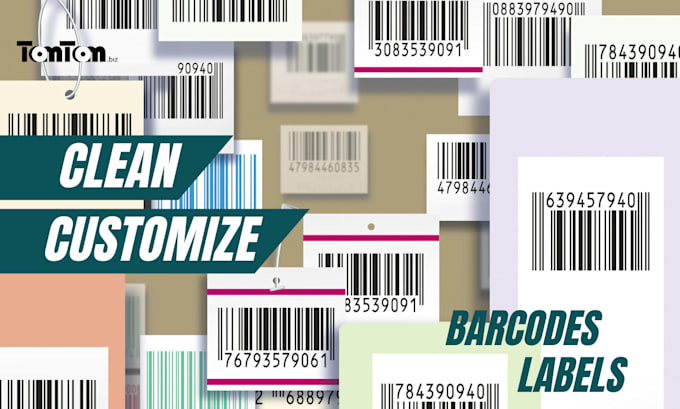 Generate barcodes and labels for your products by Opltomtom | Fiverr