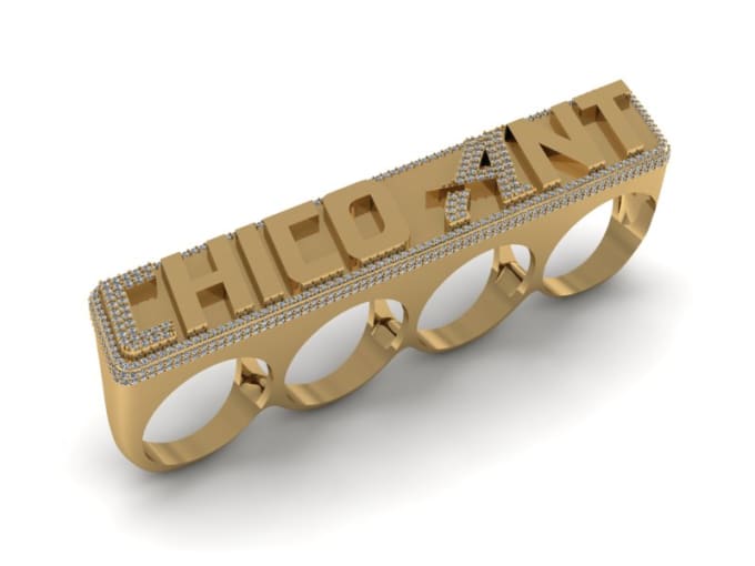 design 3d jewelry hiphop