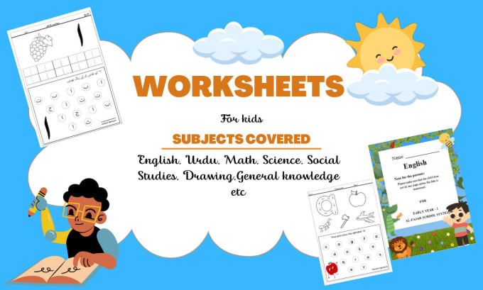 Provide workbooks for your 3 year old kids by Zanibkhawar | Fiverr