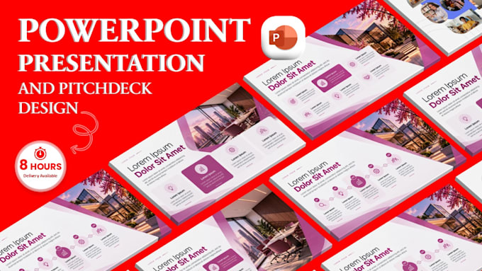 design powerpoint presentations, pitch decks and business slides