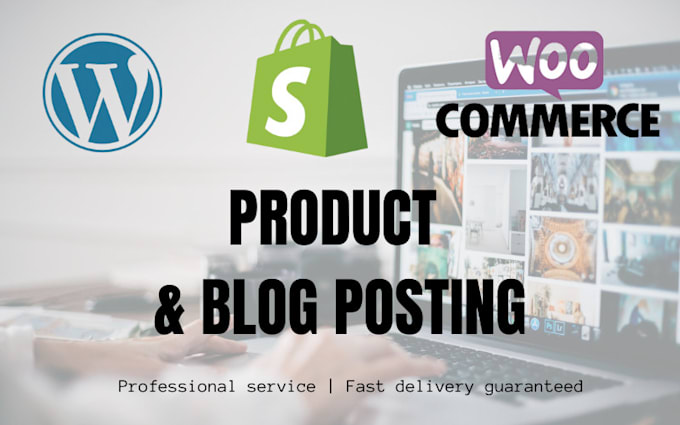 do data entry for wordpress, shopify, and woocommerce