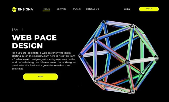 Basic web page creation, with html and css by Paoloala | Fiverr