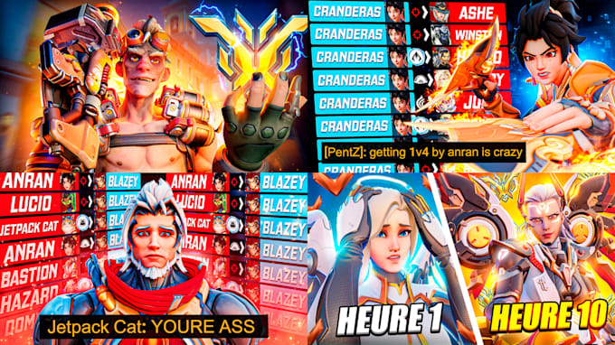 make eye catching overwatch 2 thumbnails