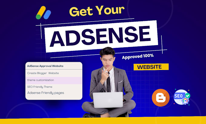 Create blogspot blogger adsense approval website by Josscreative | Fiverr