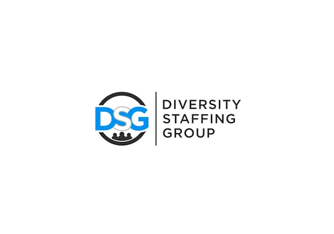 design a growing popularity diversity staffing logo