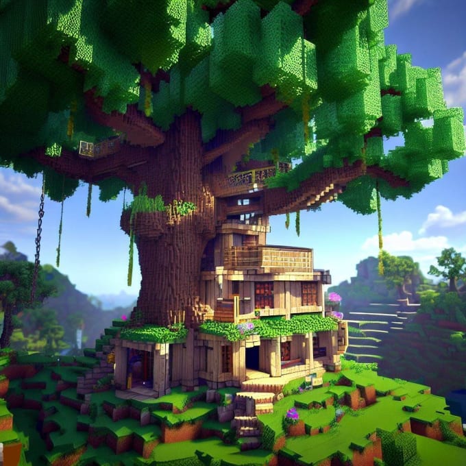 Build anything you want in minecraft by Mohammedyaseena Fiverr