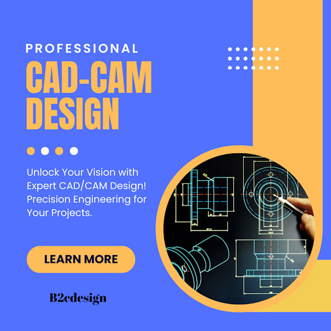 Cad cam design wizard bring your ideas to life by Bernaktoprak | Fiverr
