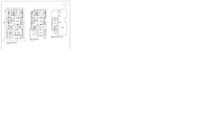 Draw, redraw 2d architectural floor plan, blueprint autocad by ...
