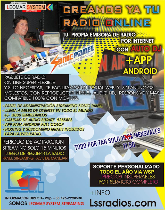 Radios online emisoras virtuales by Colemanhotleo Fiverr
