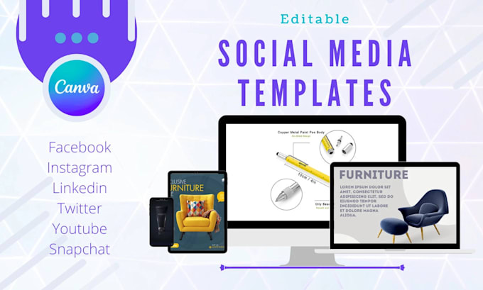 design social media templates using canva