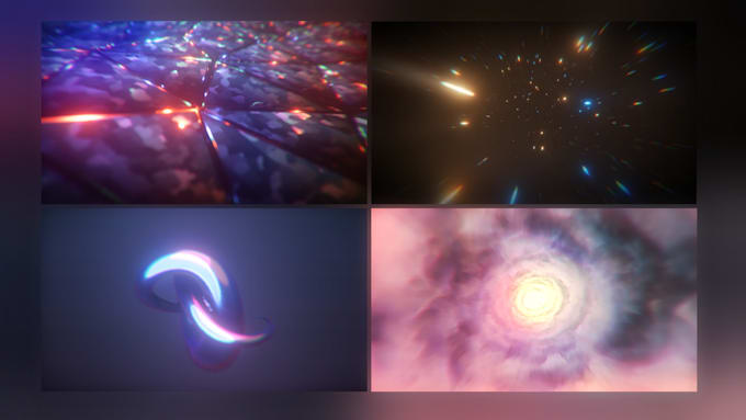create a 3d looping background visual for your music