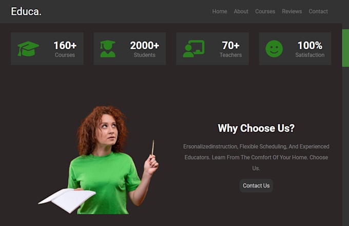 Make for you a responsive website using html and css by Ahmedashraf932 ...