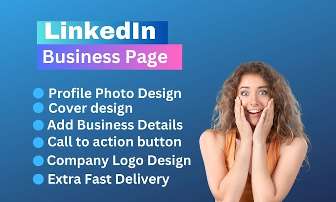 Create professional linkedin business page by Miss_toya56 | Fiverr