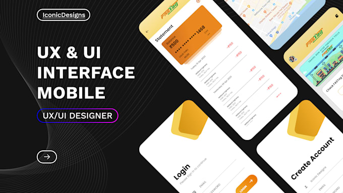 Do ux ui design for your mobile apps and website by Mehulmahajan1 | Fiverr