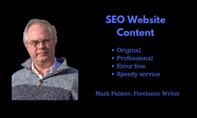 write SEO optimised website content