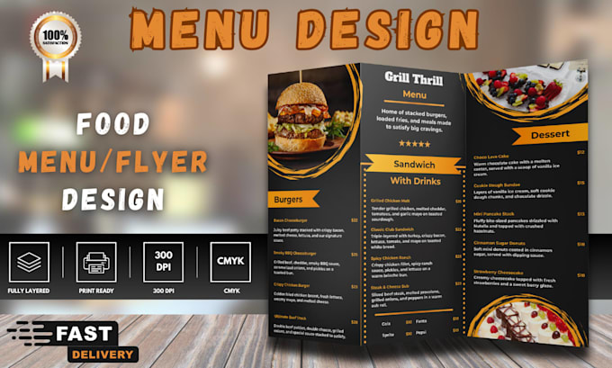 design restaurant menu, food menu, digital menu, bar menu