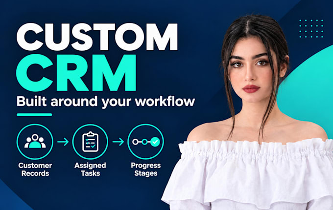 build a custom CRM web app for lead and sales management