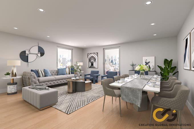 do virtual staging and renovation for real estate business