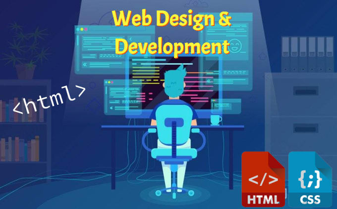 Design and develop website using html, css, and javascript by Nime59 ...