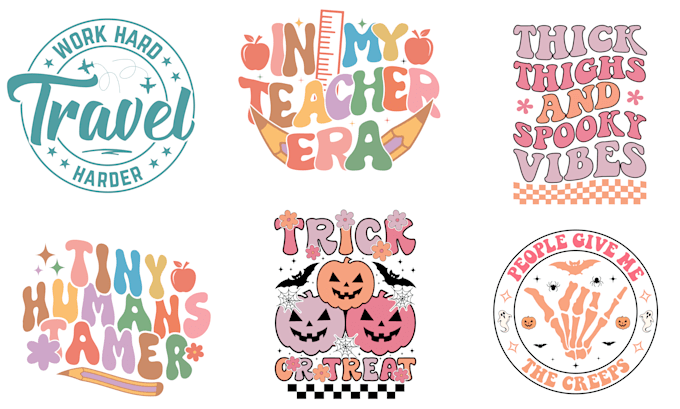 provided creative, svg, cut files, pdf, png, bundle design