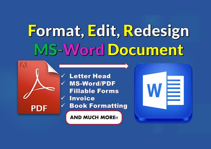 create, edit or improve your microsoft word documents